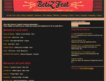 Tablet Screenshot of 2010.betizfest.info